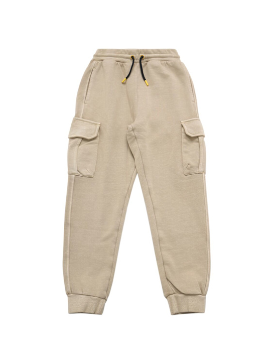Marc Jacobs: Cotton cargo sweatpants - kids-boys_0 | Luisa Via Roma