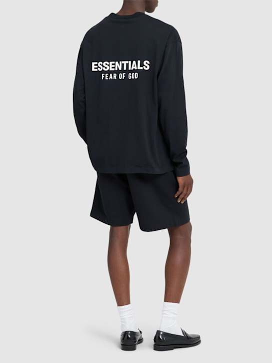Fear of God ESSENTIALS: Classic fit long sleeve crew t-shirt - men_1 | Luisa Via Roma