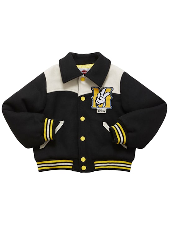 Marc Jacobs: Embroidered wool cloth bomber jacket - kids-boys_0 | Luisa Via Roma