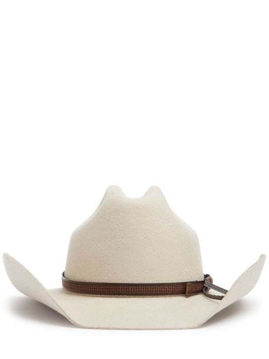 Dsquared2: Cowboy wool hat - men_0 | Luisa Via Roma