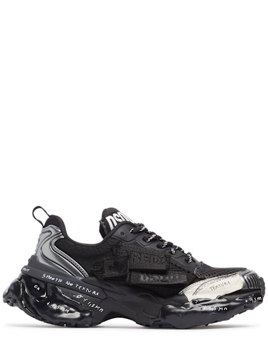 Dsquared2: Logo nylon sneakers - men_0 | Luisa Via Roma