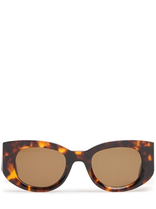 Victoria Beckham: VB Monogram acetate sunglasses - Dark Havana - women_0 | Luisa Via Roma
