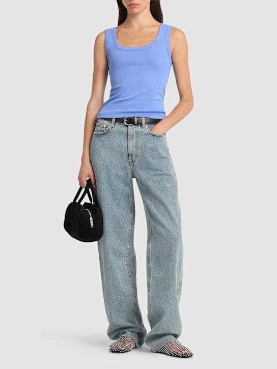 Flore Flore: Hillie scoop neck tank top - ライトブルー - women_1 | Luisa Via Roma