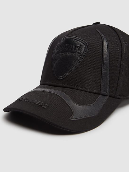 Dsquared2: Ducati logo cotton cap - men_1 | Luisa Via Roma