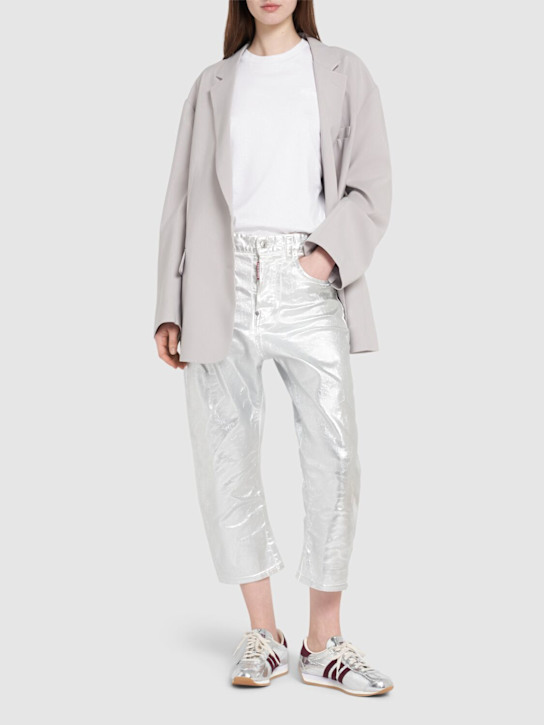 Dsquared2: Kawaii pants - Silver - women_1 | Luisa Via Roma