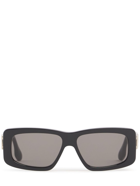 Victoria Beckham: Occhiali da sole VB Chain in acetato - Nero - women_0 | Luisa Via Roma
