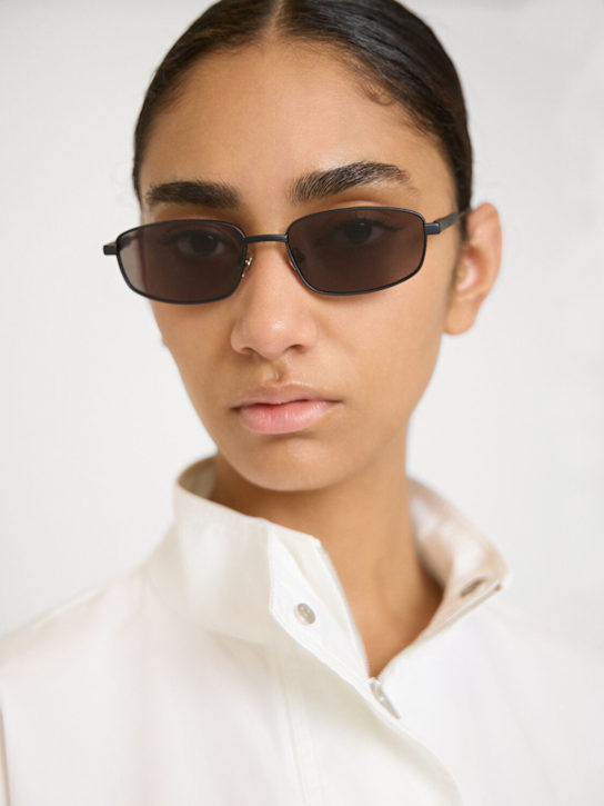 Jacquemus: Les Lunettes Sera sunglasses - Black - women_1 | Luisa Via Roma