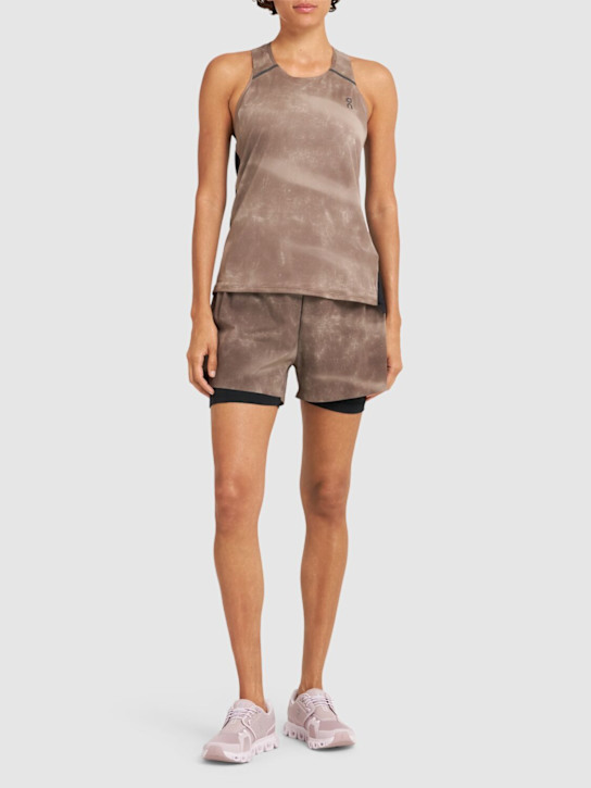 On: Performance Aop tank top - women_1 | Luisa Via Roma