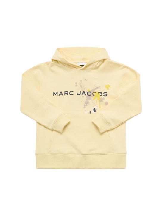 Marc Jacobs: Printed cotton hoodie - kids-boys_0 | Luisa Via Roma