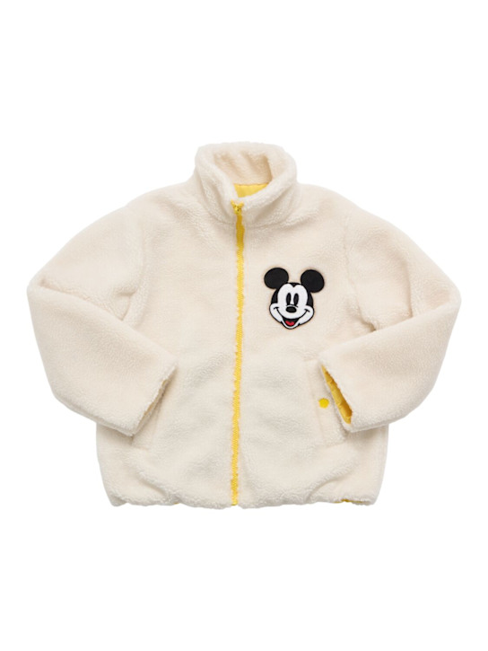 Marc Jacobs: Poly teddy jacket w/patches - kids-boys_0 | Luisa Via Roma