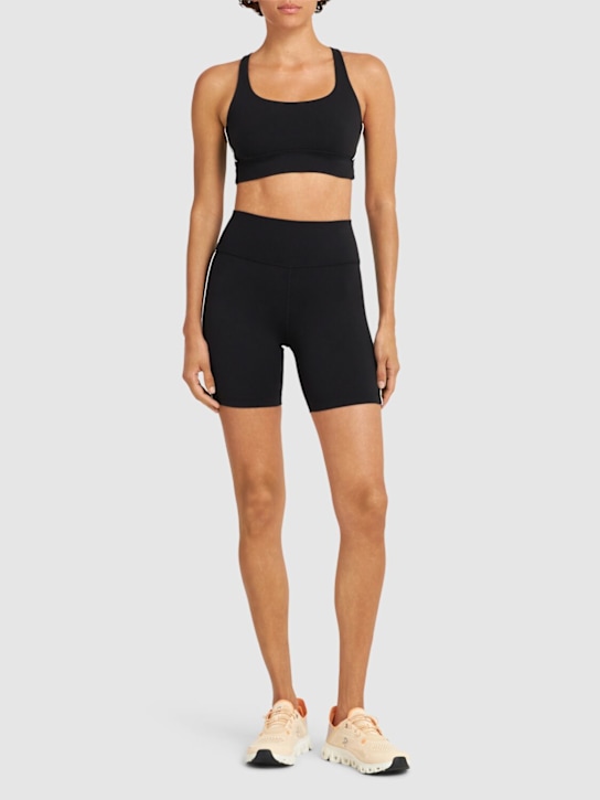 Sporty & Rich: Bold Health active bra - Black - women_1 | Luisa Via Roma