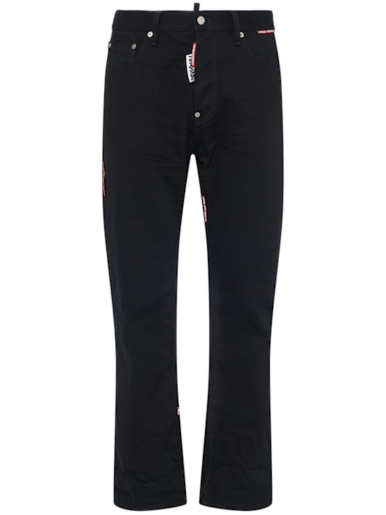 Dsquared2: Denim-Jeans „Magliano Protesta 642“ - Schwarz - men_0 | Luisa Via Roma