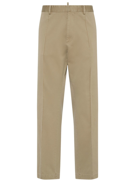 Dsquared2: Hose aus Baumwolle „Relax Man“ - Olivgrün - men_0 | Luisa Via Roma