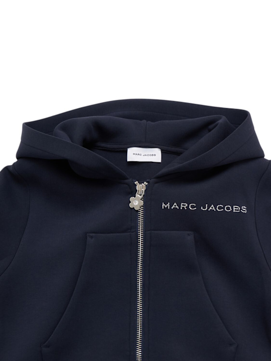 Marc Jacobs: Felpa in misto cotone con cappuccio - kids-girls_1 | Luisa Via Roma