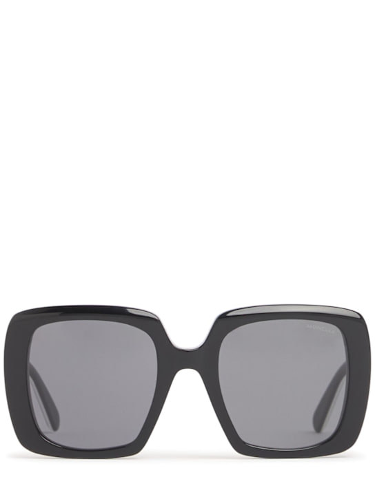 Moncler: Blanche squared acetate sunglasses - women_0 | Luisa Via Roma