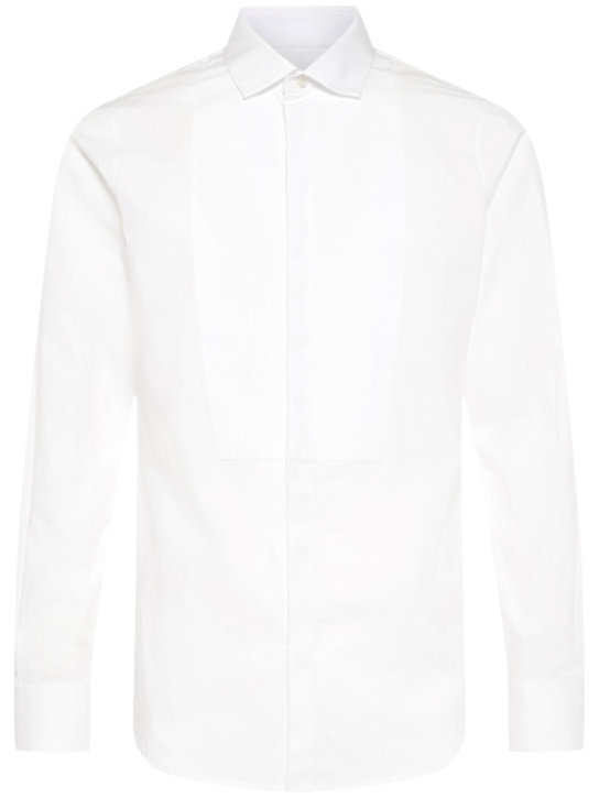 Dsquared2: Chemise de smoking slim facile à porter - men_0 | Luisa Via Roma