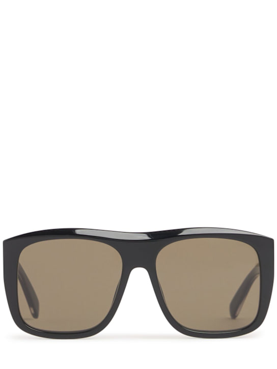Stella McCartney: Squared acetate sunglasses - women_0 | Luisa Via Roma