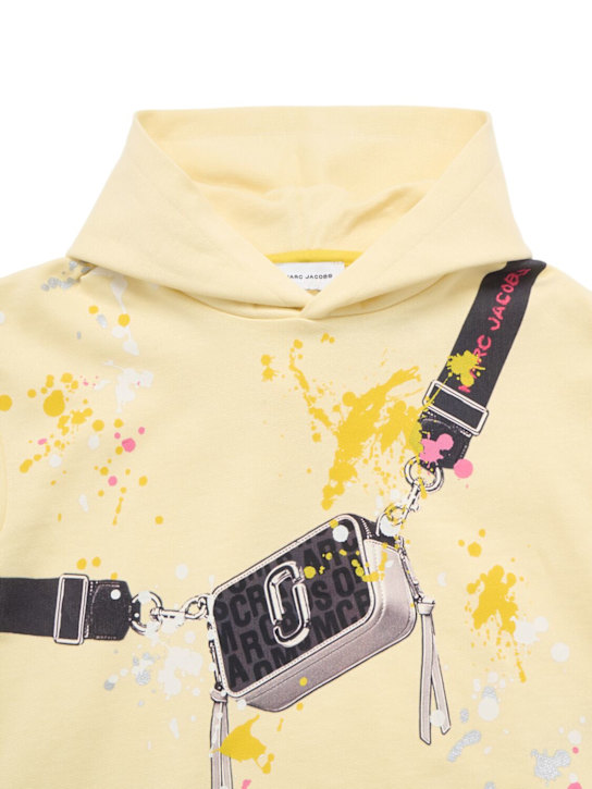 Marc Jacobs: Printed cotton sweatshirt hoodie - kids-boys_1 | Luisa Via Roma