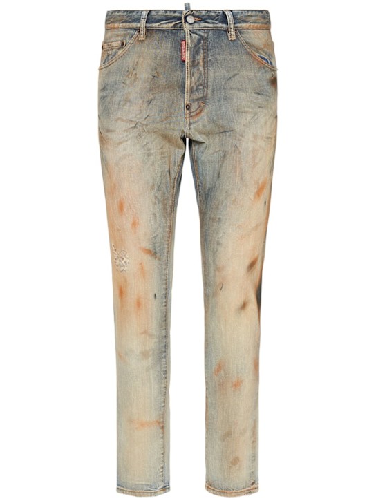 Dsquared2: Jeans aus Baumwolldenim "Cool Guy“ - Dunkelblau - men_0 | Luisa Via Roma