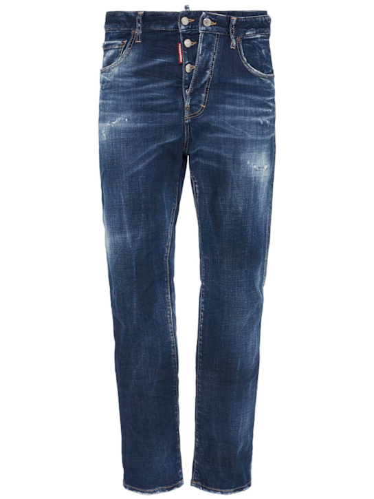 Dsquared2: Jeans aus Baumwollmischdenim „642“ - Dunkelblau - men_0 | Luisa Via Roma