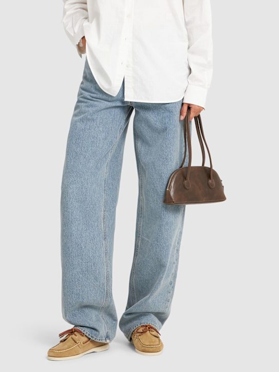 Sebago: Portland Artisan suede boat shoes - women_1 | Luisa Via Roma