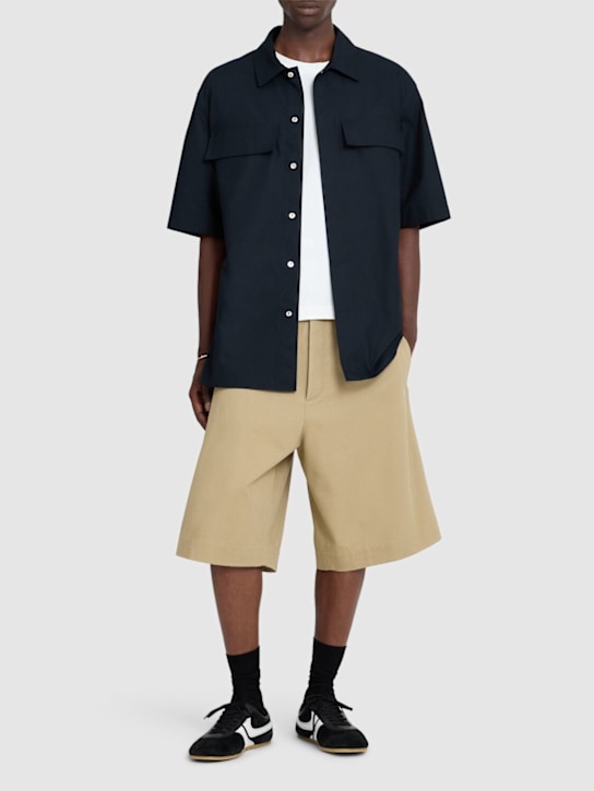 Jil Sander: コットンショートパンツ - men_1 | Luisa Via Roma