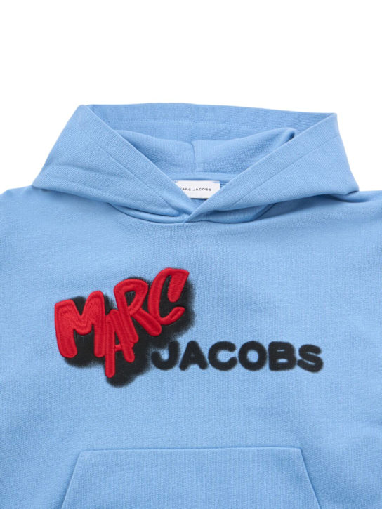 Marc Jacobs: Embroidered cotton sweatshirt - kids-boys_1 | Luisa Via Roma