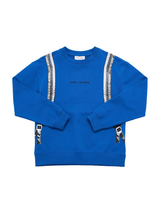 Marc Jacobs: Printed cotton sweatshirt - kids-boys_0 | Luisa Via Roma
