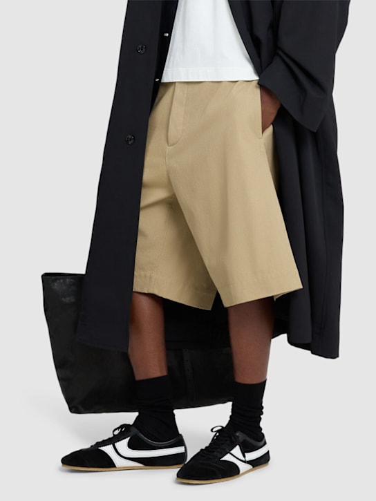 Dries Van Noten: Suede sneakers - men_1 | Luisa Via Roma