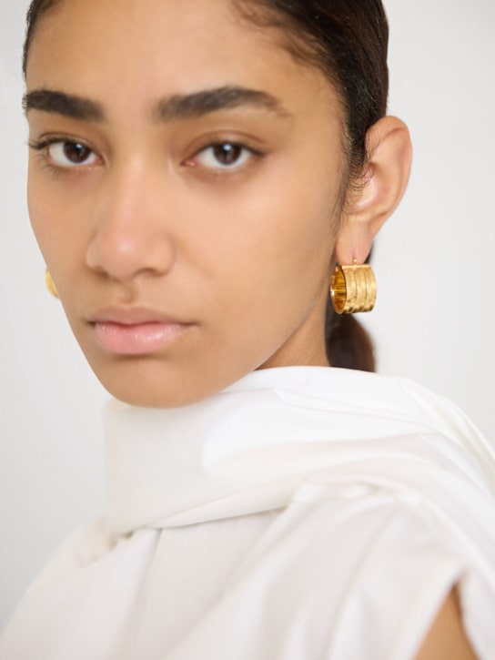Jil Sander: Hoop earrings - women_1 | Luisa Via Roma
