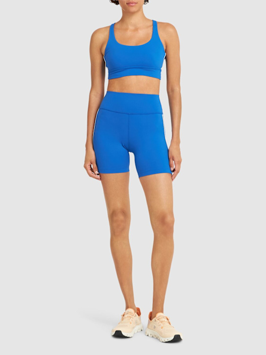 Sporty & Rich: Bold Health バイカーショーツ - Paris Blue - women_1 | Luisa Via Roma