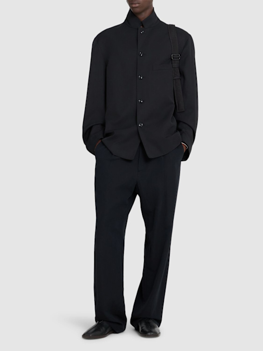 Lemaire: Tailored shirt jacket - men_1 | Luisa Via Roma