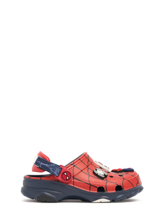 Crocs: Spider-Man All Terrain Clog rubber crocs - Blue/Red - kids-boys_0 | Luisa Via Roma