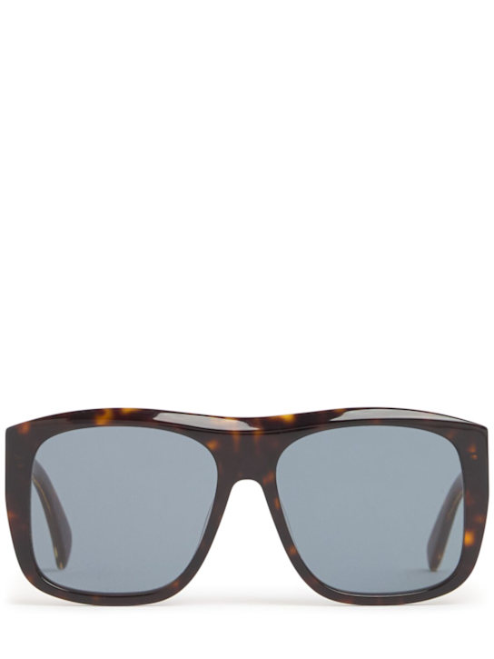 Stella McCartney: Squared acetate sunglasses - women_0 | Luisa Via Roma
