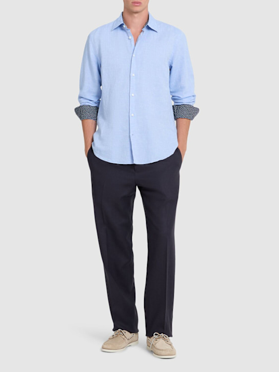 Kent linen & cotton shirt - Thumbnail 2
