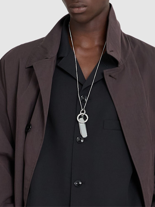 Lemaire: Mini Swiss Knife necklace - men_1 | Luisa Via Roma