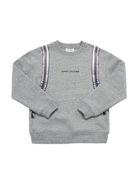 Marc Jacobs: Printed cotton sweatshirt - kids-boys_0 | Luisa Via Roma