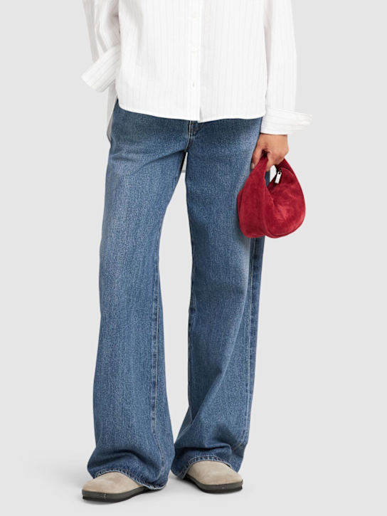 Brunello Cucinelli: 20mm Suede clogs - Ice - women_1 | Luisa Via Roma