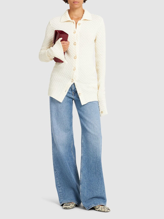 RE/DONE: Jeans gamba ampia 70s Ultra High Rise - Blu - women_1 | Luisa Via Roma