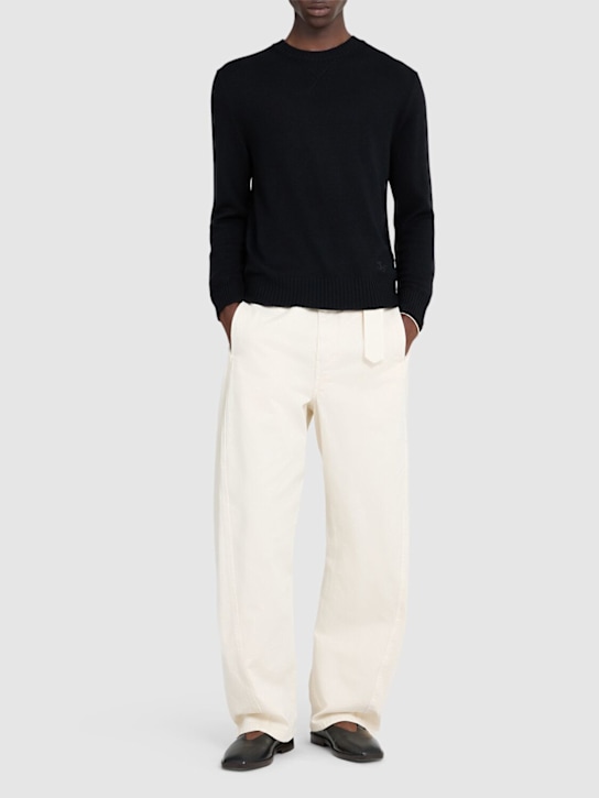 Jil Sander: Pullover aus Wollmischung - Schwarz - men_1 | Luisa Via Roma