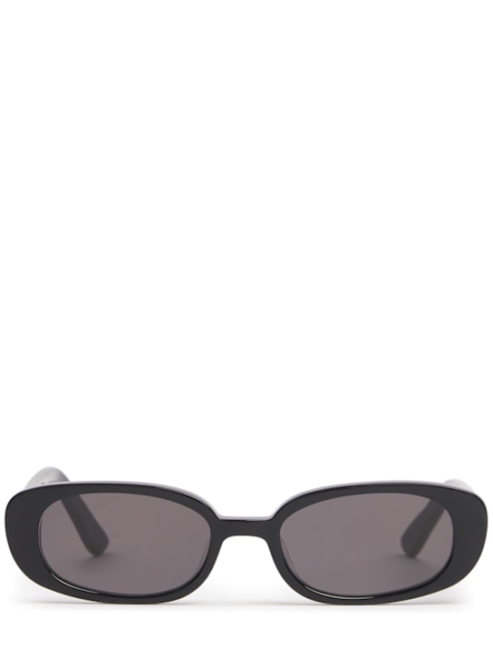Velvet Canyon: Ovale Sonnenbrille aus Acetat „Velvetine“ - Black/Smoke - women_0 | Luisa Via Roma