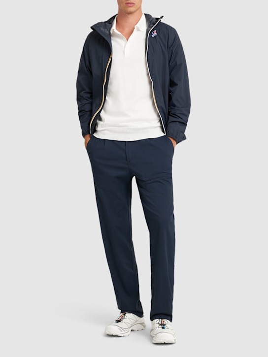 K-Way: Ralph cotton blend twill pants - men_1 | Luisa Via Roma