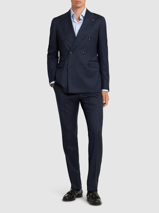 Tagliatore: Super 110's plaid wool suit - men_1 | Luisa Via Roma