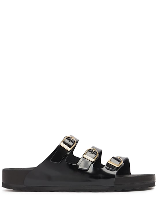 BIRKENSTOCK: Florida DBuckle leather sandals - women_0 | Luisa Via Roma