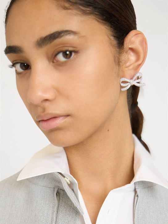 Self-portrait: クリスタルリボンスタッドピアス - women_1 | Luisa Via Roma
