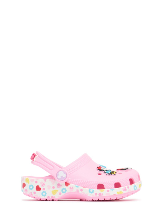 Crocs: ミッキー クロッグ ラバーサンダル - ピンク - kids-girls_0 | Luisa Via Roma
