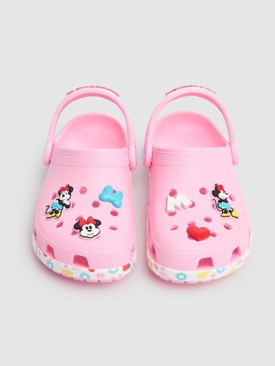 Crocs: ミッキー クロッグ ラバーサンダル - ピンク - kids-girls_1 | Luisa Via Roma