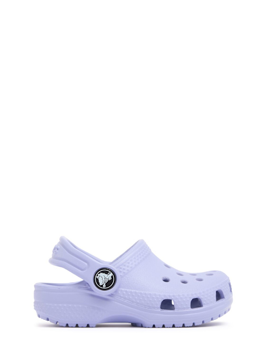 Crocs: Classic Clog rubber crocs - Lilac - kids-girls_0 | Luisa Via Roma