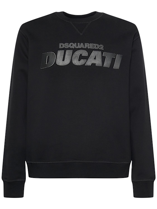 Dsquared2: Sweat-shirt col rond Ducati Cool Fit - men_0 | Luisa Via Roma