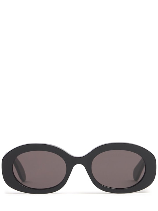 Chloé: Rounded acetate sunglasses - women_0 | Luisa Via Roma